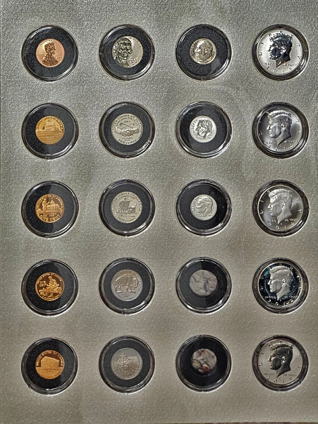Interesting-Mint-Sets-Penny-/-Nickel-/-Dime-/-Quarter-/-Half-Dollar-&-Dollar-Sets